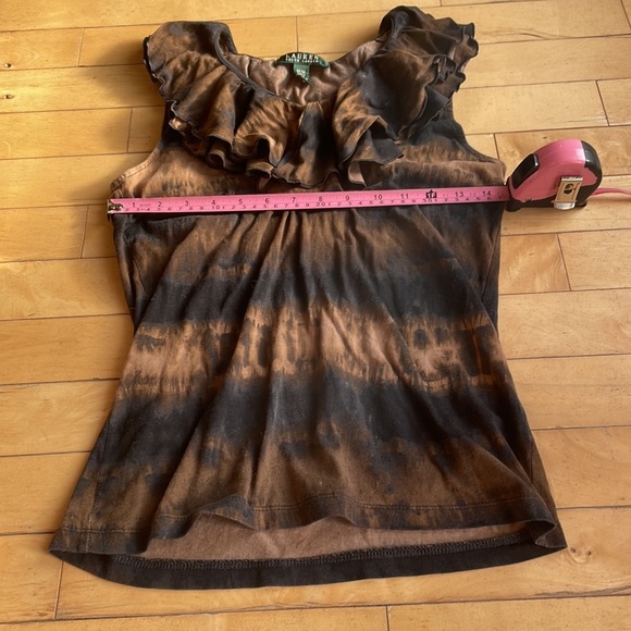 Lauren Ralph Lauren Ombré Tie-Dye Top Medium - Picture 2 of 5
